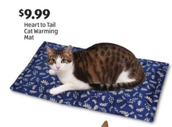 Aldi Heart to tail cat warming mat offer
