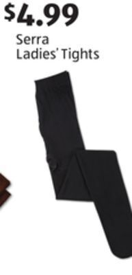 Aldi Serra ladies' tights offer