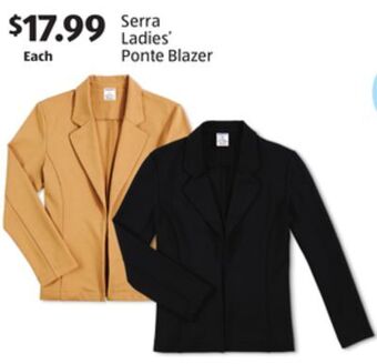Aldi Serra ladies' ponte blazer offer