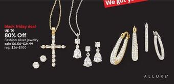 JC Penney Fashion silver jewelry offer