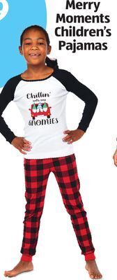 Aldi Merry moments children's pajamas offer