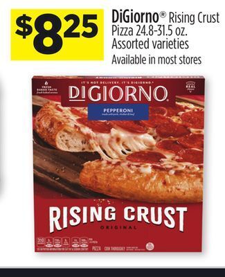 Dollar General Digiorno® rising crust pizza offer