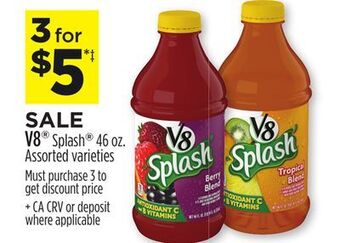 Dollar General V8® splash® offer