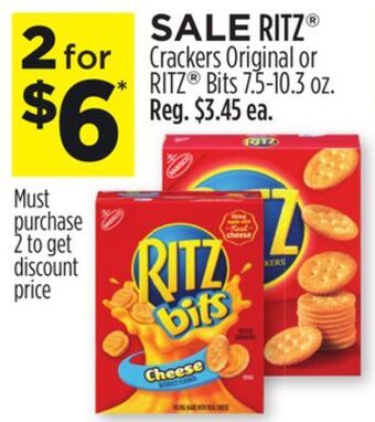 Dollar General Nabisco ritz® crackers original or ritz® bits offer