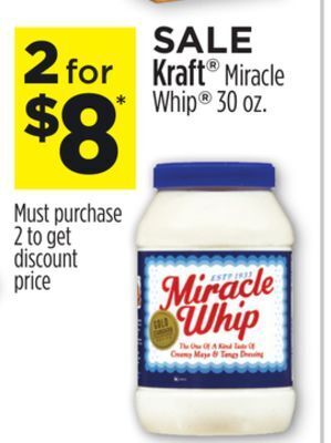 Dollar General Kraft® miracle whip offer