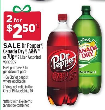 Dollar General Dr pepper®, canada dry®, a & w® or 7up® offer