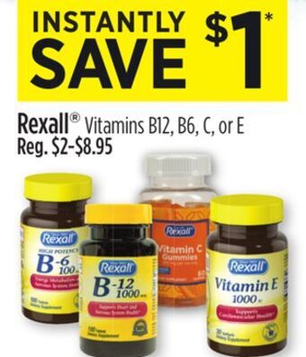 Dollar General Rexall® vitamins offer