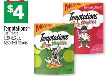 Dollar General Temptations® cat treats offer