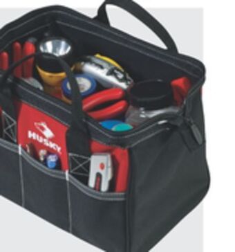 The Home Depot Husky 12" tool bag offer