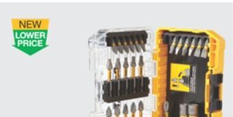 The Home Depot Dewalt maxfit 30 pc. screwdriving bit set offer