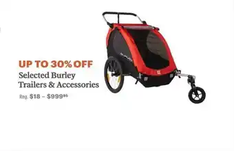 Rei Burley trailers & accessories offer