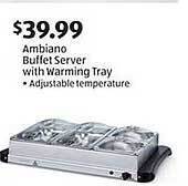 Aldi Ambiano buffet server with warming tray offer