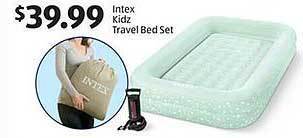 Aldi Intex kidz travel bed set offer