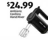 Aldi Ambiano cordless hand mixer offer