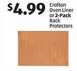 Aldi Crofton oven liner or 2-pack rack protectors offer