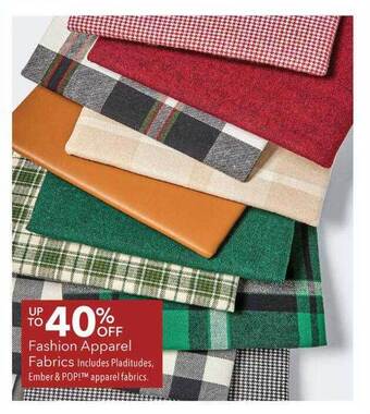 Fashion apparel fabrics