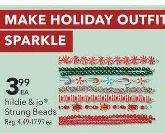 JOANN Hildie & jo strung beads offer