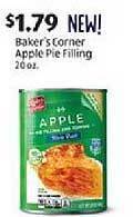 Aldi Baker's corner apple pie filling offer