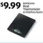 Aldi Ambiano meat thermometer or kitchen scale offer