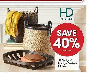 King Soopers Hd designs storage baskets & totes offer