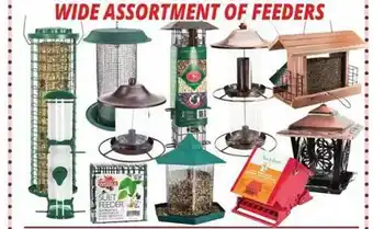 Ocean State Job Lot Wide assortent of feeders offer