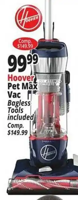 Ocean State Job Lot Hoover pet max vac bagless tools offer