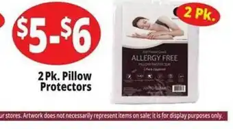 Ocean State Job Lot 2 pk. pillow protectors offer