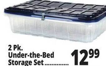 Ocean State Job Lot 2 pk. under-the-bed storage set offer
