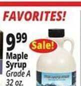 Ocean State Job Lot Maple syrup offer