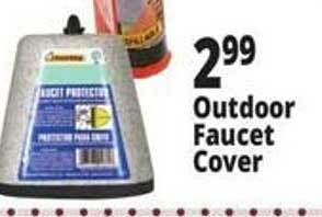 Ocean State Job Lot Outdoor faucet cover offer