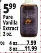 Ocean State Job Lot Pure vanilla extract 2 oz. offer