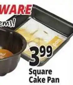 Ocean State Job Lot Square cake pan offer