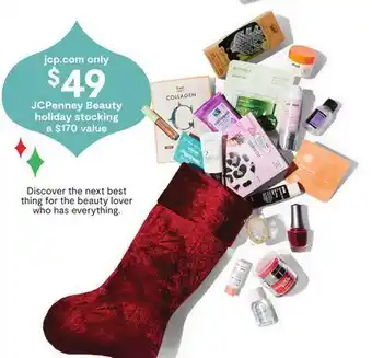 JC Penney Jcpenney beauty holiday stocking offer