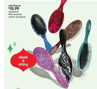 JC Penney Assorted wet brushes offer