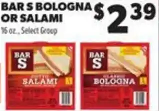 Lowe's Bar S Bologna or Salami offer