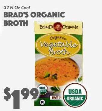 The Food Emporium Brad's organic broth offer