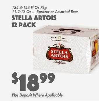 The Food Emporium Stella artois 12 pack offer