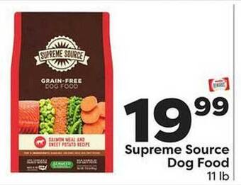 Weis Markets Supreme source dog food offer