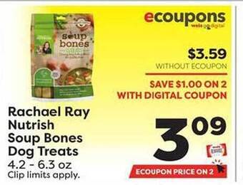 Weis Markets Rachael ray nutrish soup bones dog treats offer
