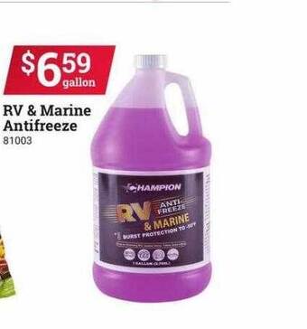 Ace Hardware Rv & marine antifreeze offer