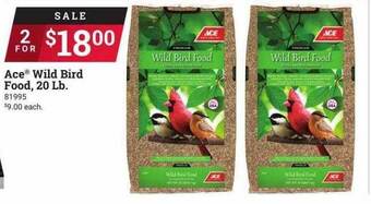 Ace Hardware Ace wild bird food, 20 lb. offer