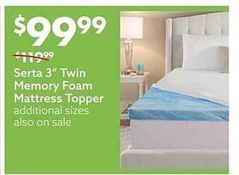 Big Lots Serta 3 offer