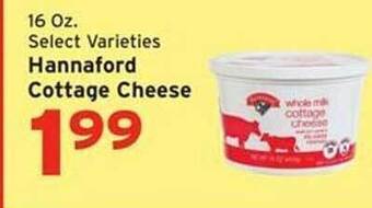 Hannaford Hannaford cottage cheese offer