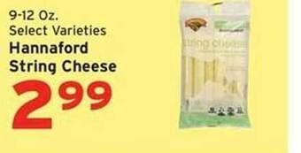 Hannaford Hannaford string cheese offer