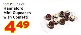 Hannaford Hannaford mini cupcakes with confetti offer