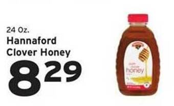 Hannaford Hannaford clover honey offer