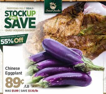 Island Pacific Market Chinese eggplant offer
