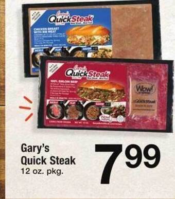 Safeway Gary's quick steak offer