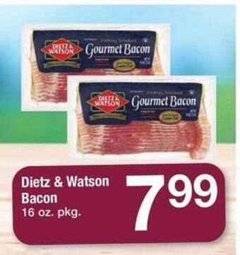 Safeway Dietz & watson bacon offer