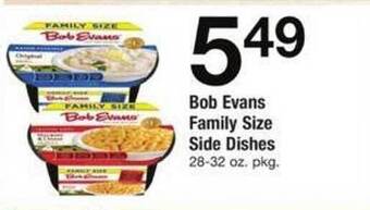 Safeway Bob evans family size side dishes offer